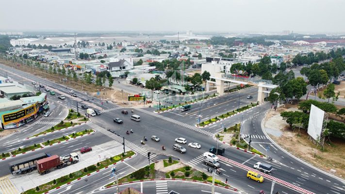 Đường thông thoáng TTL Mall Bình Dương