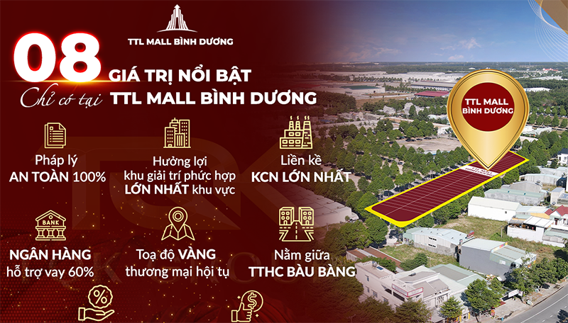Giá trị nổi bật TTL Mall Bình Dương