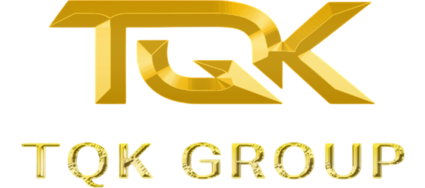 logo địa ốc tqk group không nền