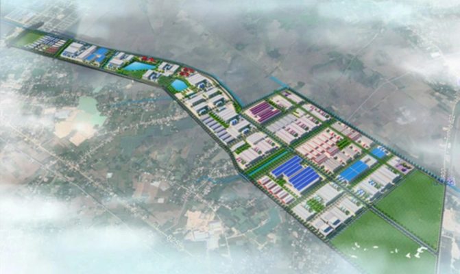 Phối cảnh khu công nghiệp Lộc Giang